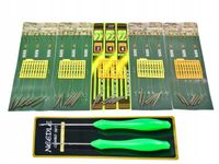 ZESTAW PRZYPON + IGŁY KARPIOWY Z WŁOSEM PLECIONKA