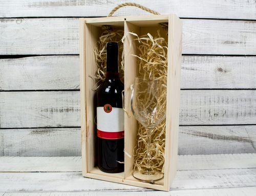 PUDEŁKO NA ALKOHOL PODZIĘKOWANIE DLA ŚWIADKOWEJ ŚWIADKA GRAWER PREZENT na Arena.pl