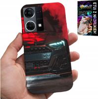 ETUI DO OPPO RENO7 4G - SPORTOWE SAMOCHODY, CAR AUTA FAN + SZKŁO