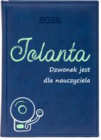 KALENDARZ A5 2026 DZIENNY terminarz Z NADRUKIEM TWÓJ NAPIS DLA NAUCZYCIELA