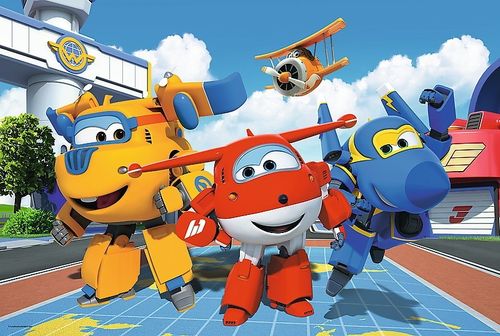 Trefl 24 elementy Maxi, Wesołe samoloty - Super Wings na Arena.pl