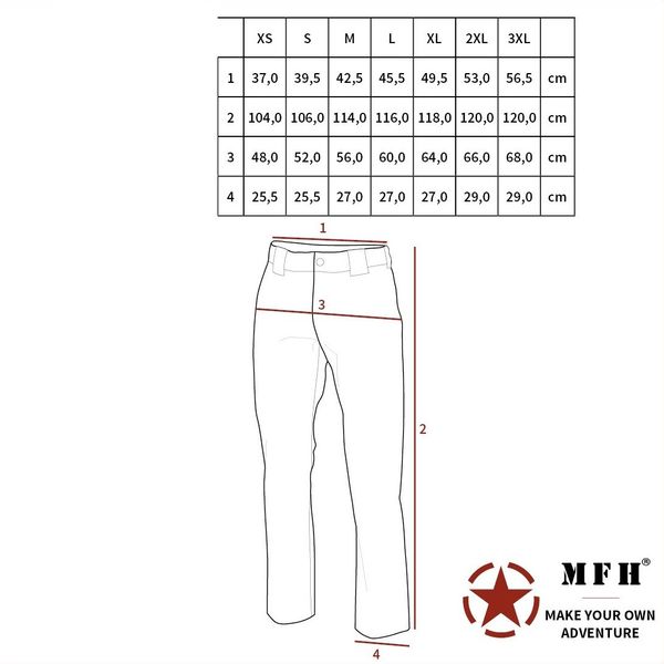 Spodnie Cargohose "Defense" combat-camo M zdjęcie 4
