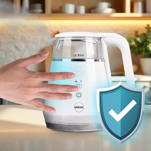 Czajnik bezprzewodowy z regulacją temperatury C505B Eldom 1100W 1L na Arena.pl
