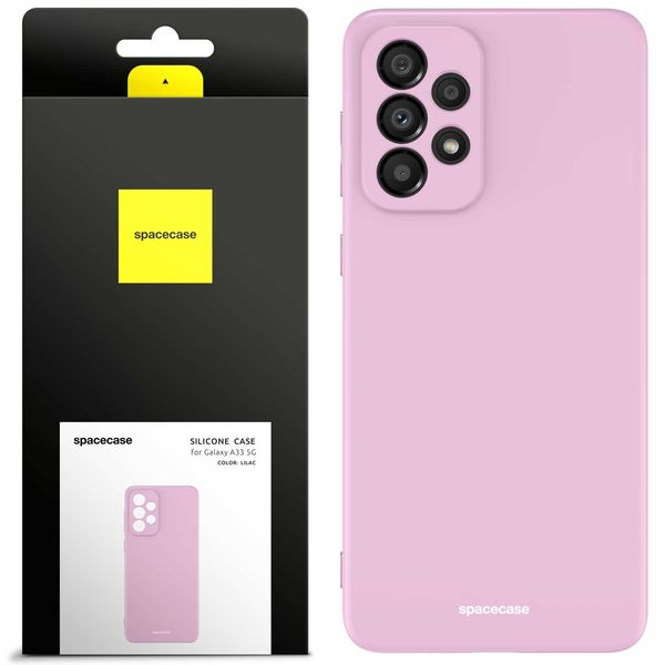 Spacecase Silicone Case Galaxy A33 5G lilac zdjęcie 1