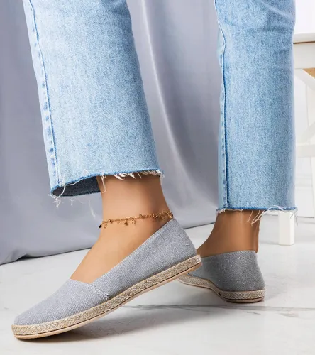Szare espadryle damskie Amiral 36 na Arena.pl
