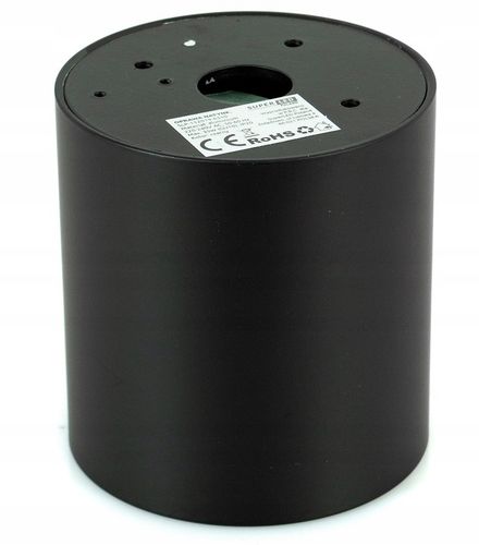 Oprawa Natynkowa Halogenowa Tuba GU10 LED ruchoma sufitowa spot czarna na Arena.pl