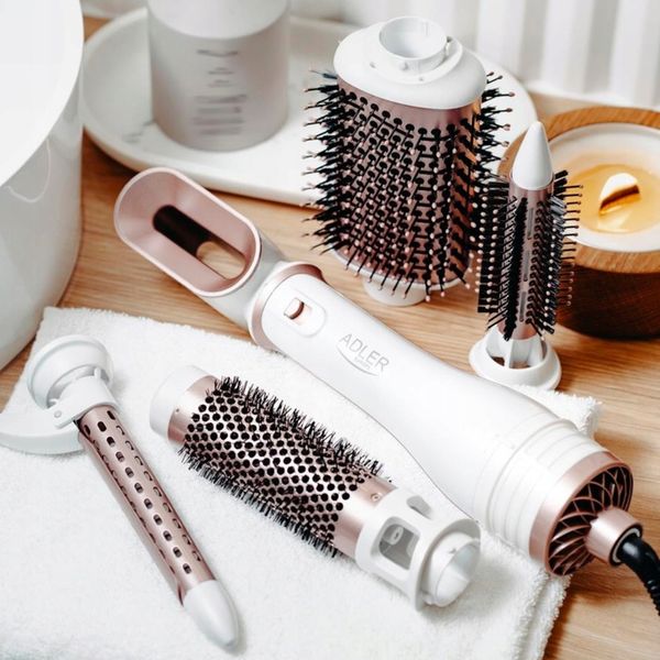 Suszarka Lokówka do włosów 5w1 Zimny nawiew Nasadki 19mm/21mm/38mm/72mm zdjęcie 5