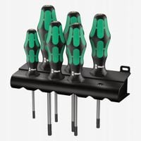 ZESTAW WKRĘTAKÓW KRAFTFORM TORX+WIESZAK 6CZ. WERA