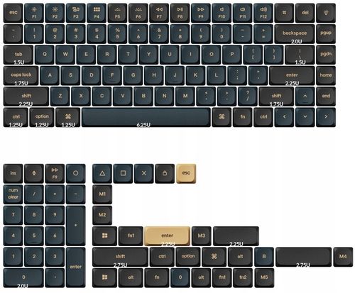 Keychron Keycaps Low Profile Double Shot PBT LSA Keycap - Knight Full Set na Arena.pl