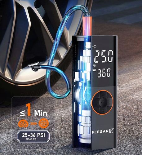 Feegar Pompka elektryczna Kompresor do auta 12V na Arena.pl