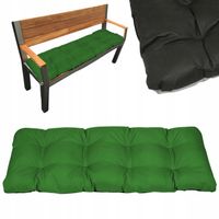 Poduszka na huśtawkę ogrodową ławkę z palet wodoodporna 180x50 cm zielona