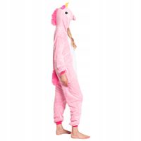 Piżama Damska Kombinezon Kigurumi Onesie Kostium Pegaz Różowy 145-155 cm S