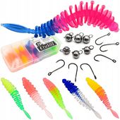 Guma Tanta 2" 5cm 1.2g Haczyki Czeburaszka Zestaw 42szt Przynęty na