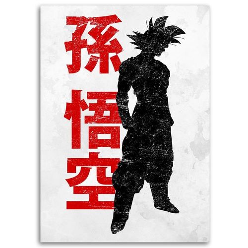 Obraz na płótnie – Canvas, Kontury postaci Dragon Ball 40x60 na Arena.pl