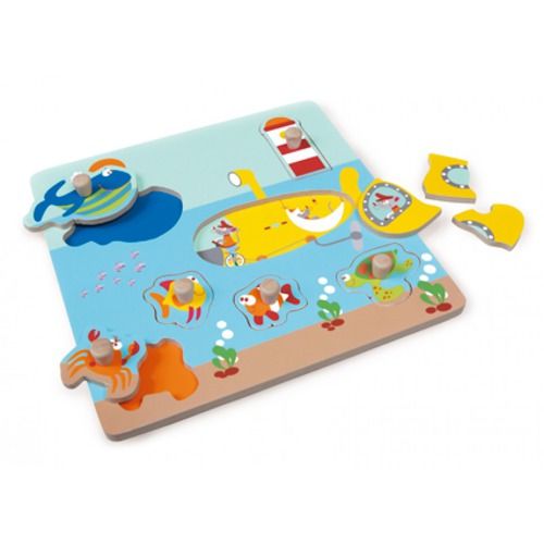Scratch - Puzzle z uchwytem - Ocean na Arena.pl