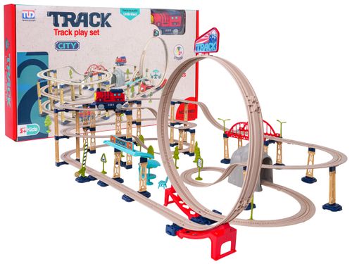 Mega Zestaw Tor Dla Pociągów 146El. + Akcesoria na Arena.pl