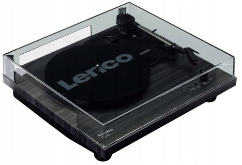 GRAMOFON LENCO LS-10 CZARNY SZARY VINYL RETRO TURNTABLE na Arena.pl
