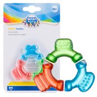 CANPOL Gryzak wodny dla niemowląt trójkolorowy tęcza