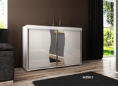 Komoda biała SOLO 140cm szafka salon DARMOWA DOSTAWA