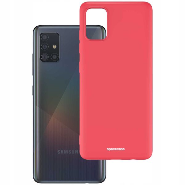 Spacecase Silicone Case Galaxy A71 Red zdjęcie 2