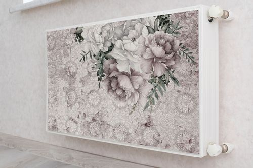 Mata MAGNETYCZNA Na Grzejnik Peonie Styl Retro Ornamenty 120cm x 60cm na Arena.pl