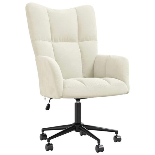 Fotel, kremowy, obity aksamitem na Arena.pl