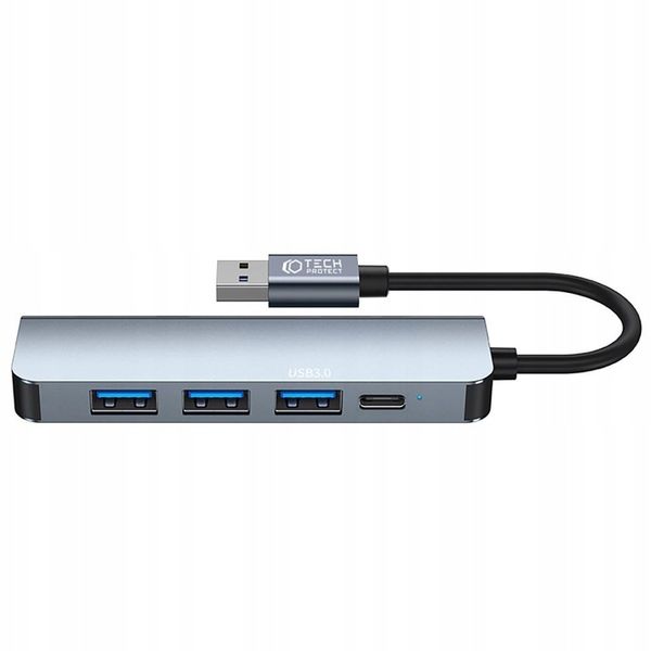 HUB ADAPTER ROZGAŁĘZIACZ ROZDZIELACZ USB-A 3.0 - USB-C TYPE-C DO KOMPUTERA zdjęcie 3