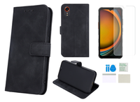 Etui z klapką do SAMSUNG GALAXY XCOVER 7 skórzane zamykane + folia ochronna