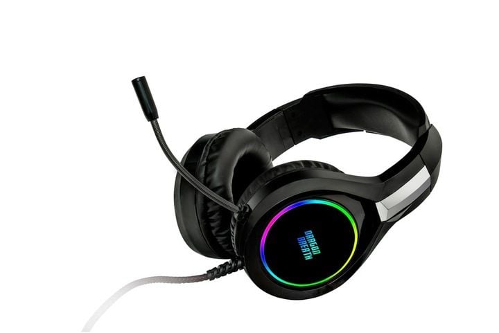 DRAGON BREATH PODŚWIETLANE SŁUCHAWKI NAUSZNE GAMINGOWE RGB Z MIKROFONEM zdjęcie 5