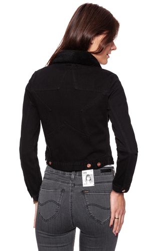 DAMSKA KURTKA JEANSOWA WRANGLER STAR JACKET BLACK STAR W413FG13D S na Arena.pl