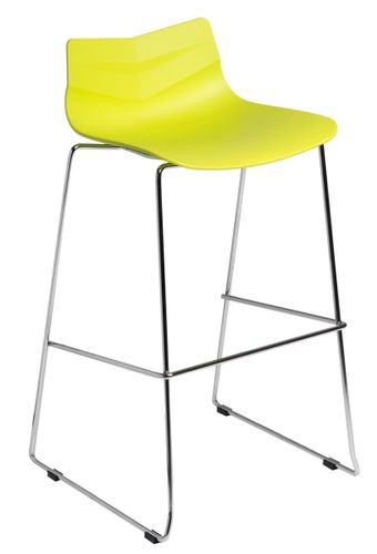 Stołek barowy Leaf limonkowy D2 na Arena.pl