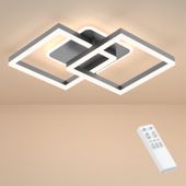 Plafon ANTENLICHT szary kwadratowy 40 W ściemnialny LED