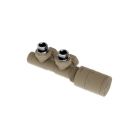 Caldo zestaw zintegrowany z głowicą termostatyczną, prawy, cappuccino