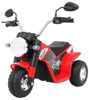 Motorek Minibike Na Akumulator Dla Dzieci Czerwony + Dźwięki + Światła Led
