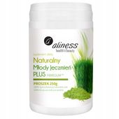 Aliness NATURALNY MŁODY JĘCZMIEŃ proszek 250g + BŁONNIK AKACJOWY Trawienie