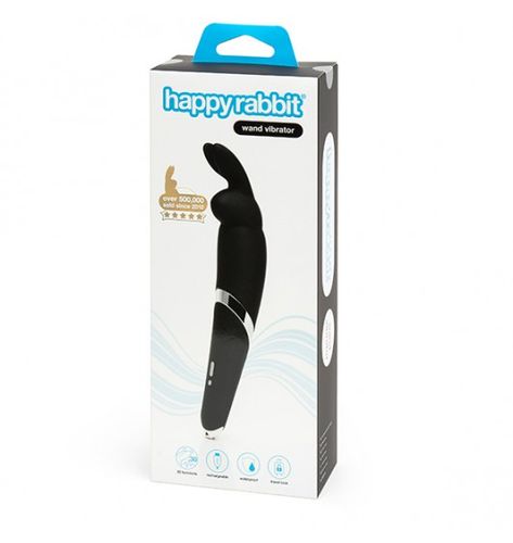 Happy Rabbit Wand Vibrator Black na Arena.pl