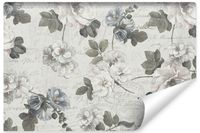 Fototapeta KWIATY Rośliny Natura Styl Retro Abstrakcja 405cm x 270cm