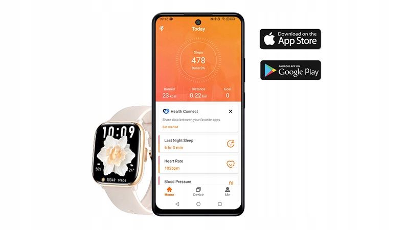 Smartwatch Myphone Watch Pastel Silver zdjęcie 6