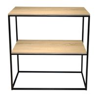 Konsola toaletka regał dwupoziomowa loft Weldon 1