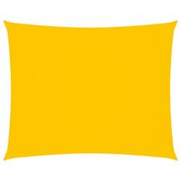 Prostokątny żagiel ogrodowy, tkanina Oxford, 2,5x3 m, żółty