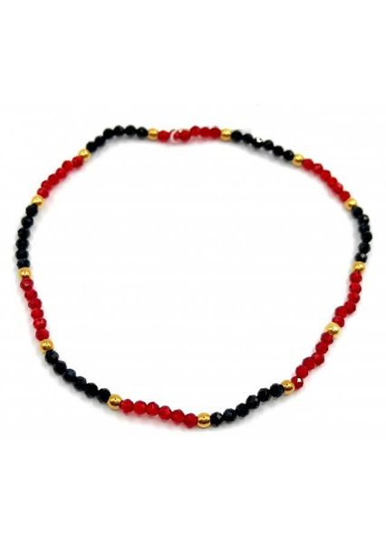 Bransoletka RED&BLACK Spinel 925 zdjęcie 1