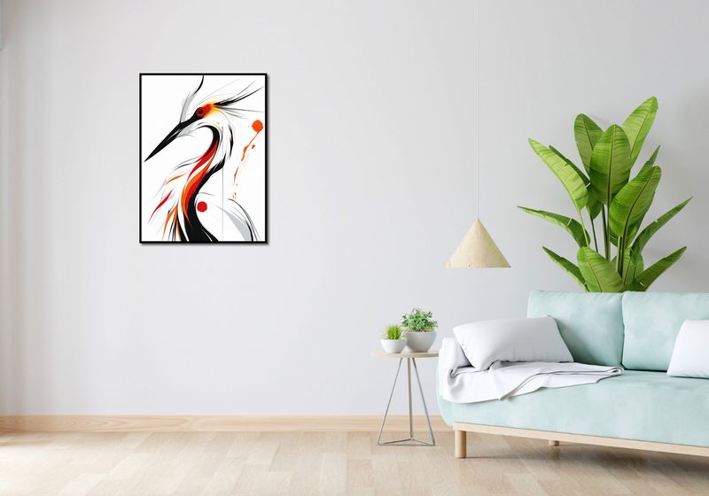 Plakat 60x80cm Bocian zdjęcie 4