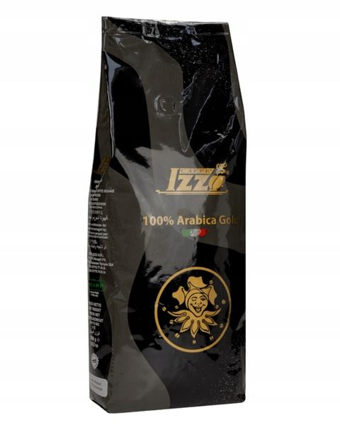 Kawa ziarnista IZZO ARABICA GOLD 1kg | prawdziwa włoska kawa Arabica 100% zdjęcie 1