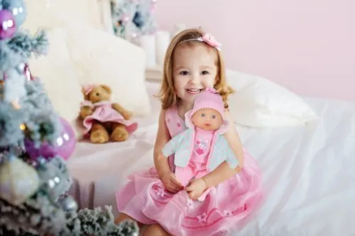 Lalka bobas interaktywna duża śpiewa mówi Julka na Arena.pl