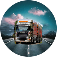 Opłatek na tort Urodziny Tir Scania Volvo Mercedes DAF Ciągnik Siodłowy