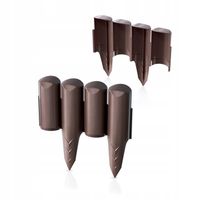 POLSKA, SOLIDNA PALISADA OGRODOWA OBRZEŻE BRĄZOWA