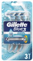 Gillette Blue 3 Cool jednorazowa maszynka do golenia dla mężczyzn 3 Szt.