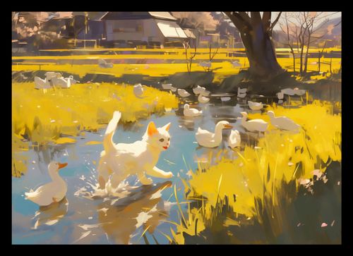 Plakat 29,7x21cm Słońce na Wsi na Arena.pl