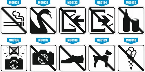 Tabliczka informacyjna Grawer 10x10 piktogram Uwaga! Śliskie schody na Arena.pl