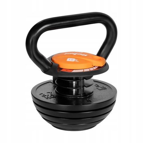 Kettlebell żeliwny automatyczny regulowany odważnik kula 18kg REBEL ACTIVE na Arena.pl